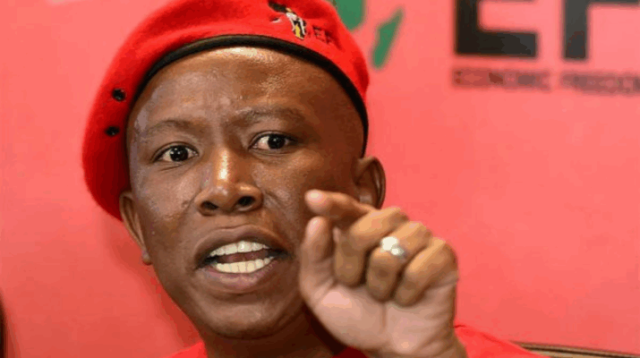 Malema o sola leeto la Ramaphosa la US